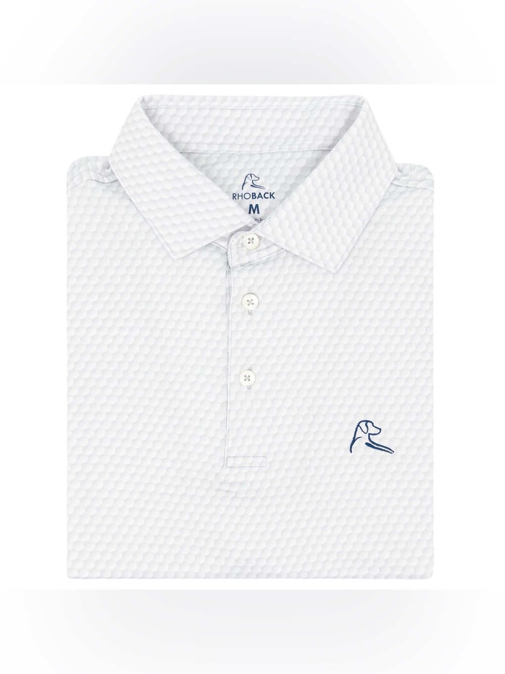 Rhoback Men’s The Be The Ball Men's Short Sleeve Performance Polo